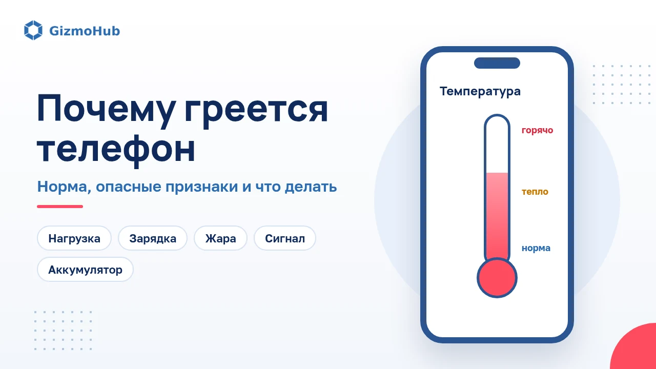 Обложка: почему греется телефон, норма, опасные признаки и что делать